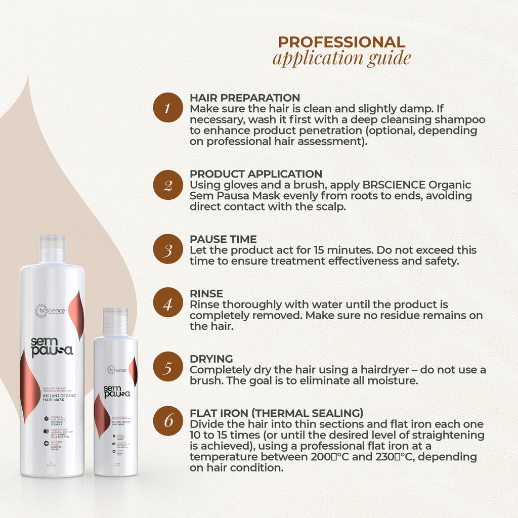 Sem Pausa – Instant Organic Hair Mask (Nanoplastia)